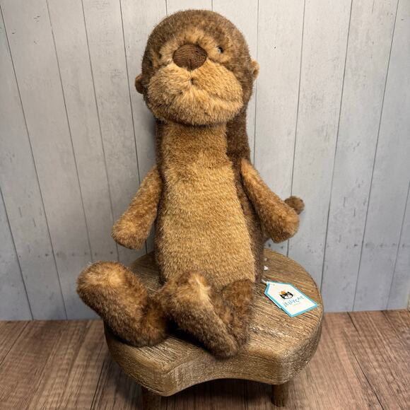 Jellycat Brooke Otter Jellycat Woodland Animals NEW! Fast SHIP RaRe - Picture 3 of 11
